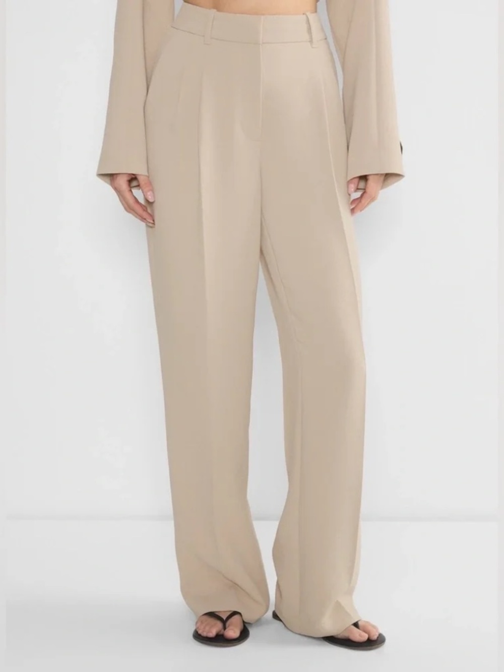 Wilfred The Effortless Wide Leg High Rise Trouser Women's pant size 8